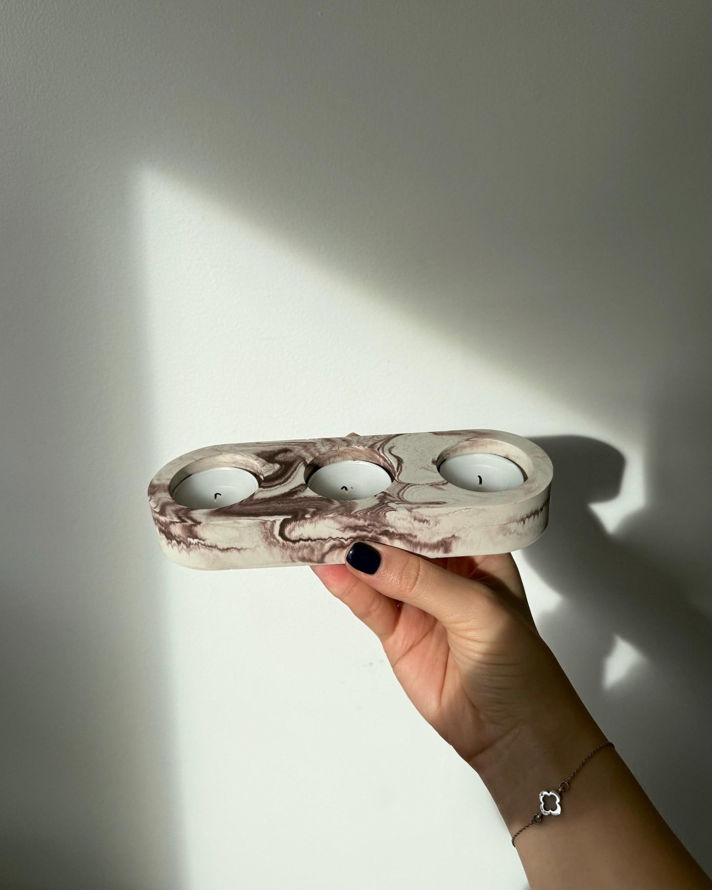 Handcrafted Concrete Homie Holder: A Cozy Candle Holder - Dustivy