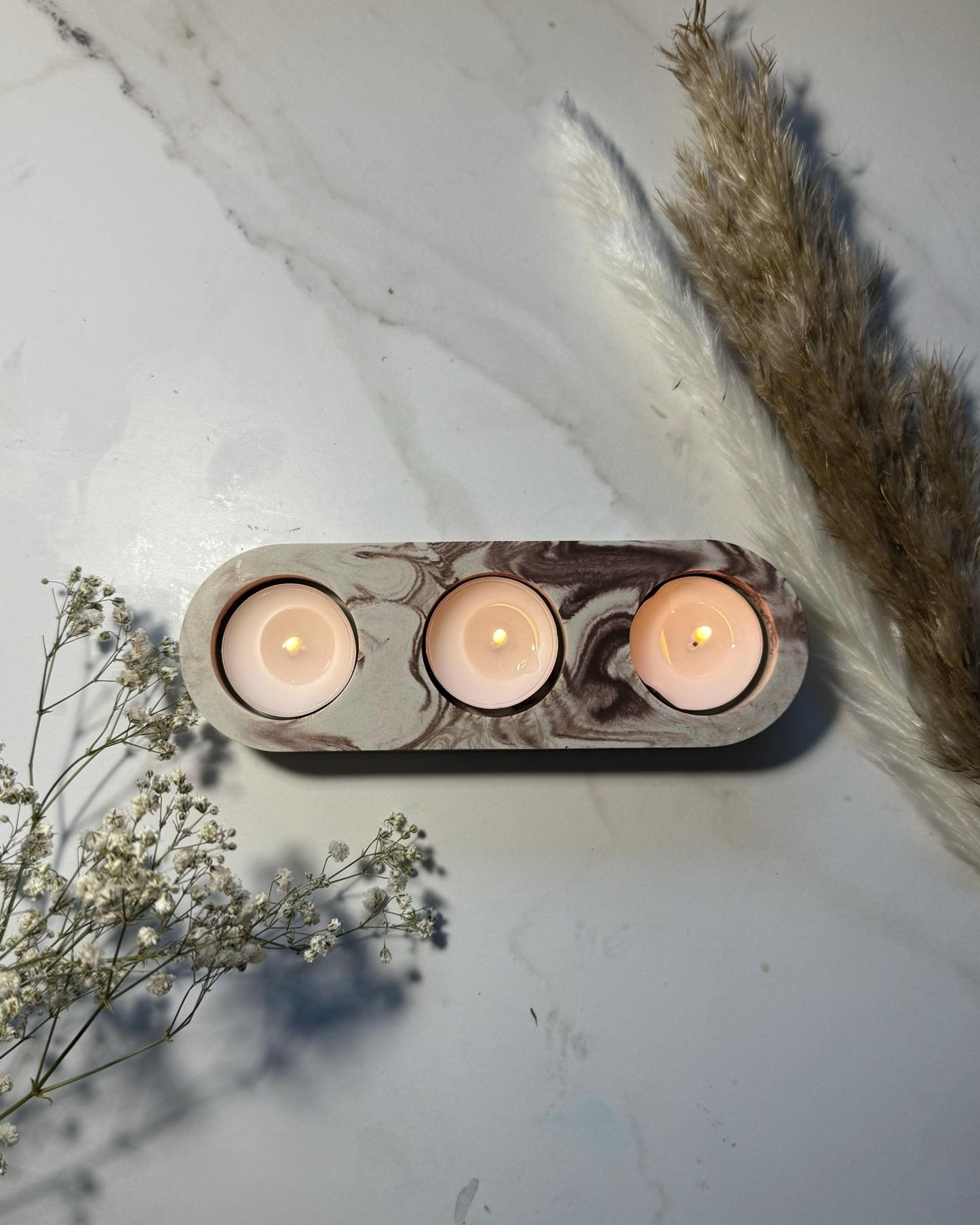Handcrafted Concrete Homie Holder: A Cozy Candle Holder - Dustivy