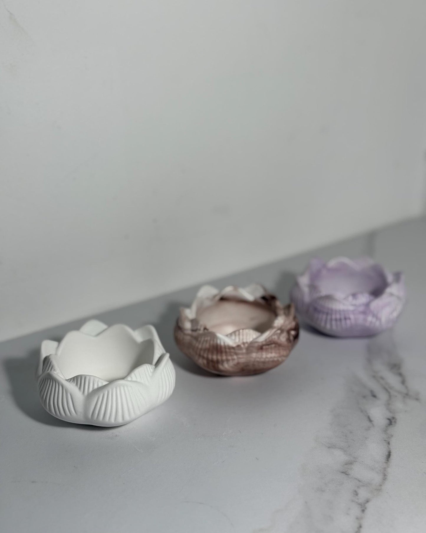 Handmade Concrete Lotos - Candle Holder - Dustivy