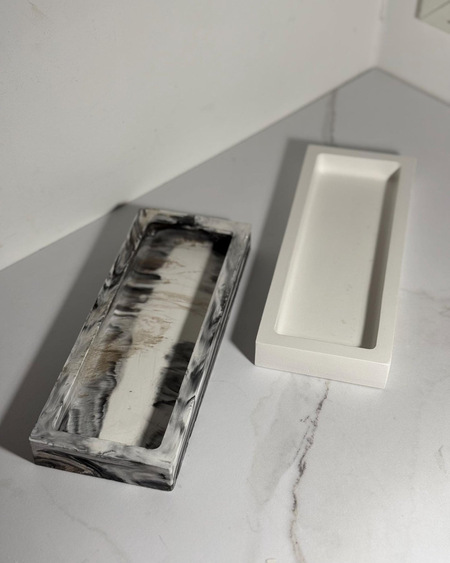 Handmade Concrete Rectangle - Perfect for Jewelry, Candles, Coffee, Vine, Cosmetics, and Perfumes - Dustivy