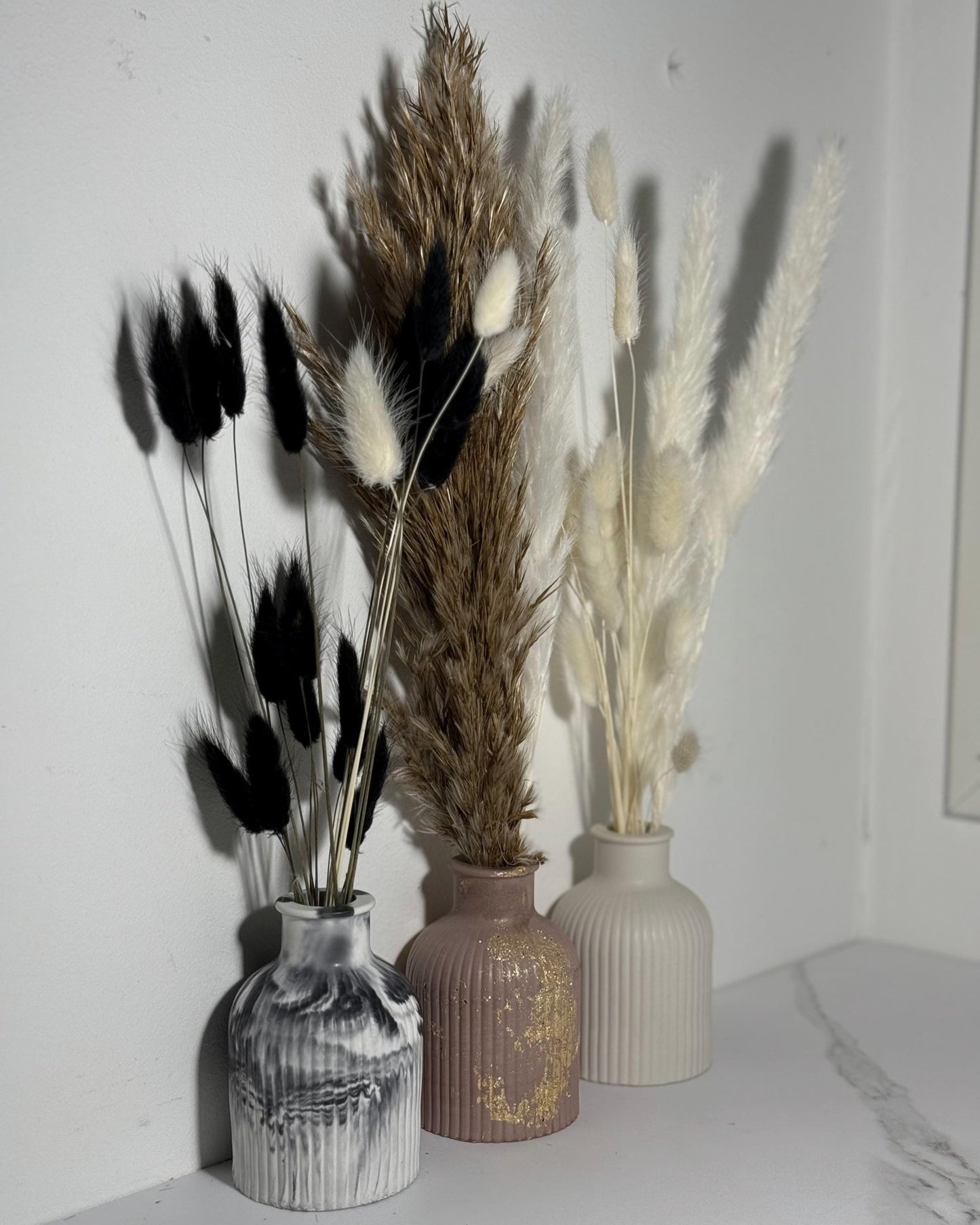 Handmade Concrete Vase - Perfect for Fresh or Dried Flowers and Decor Gift for Home - Dustivy