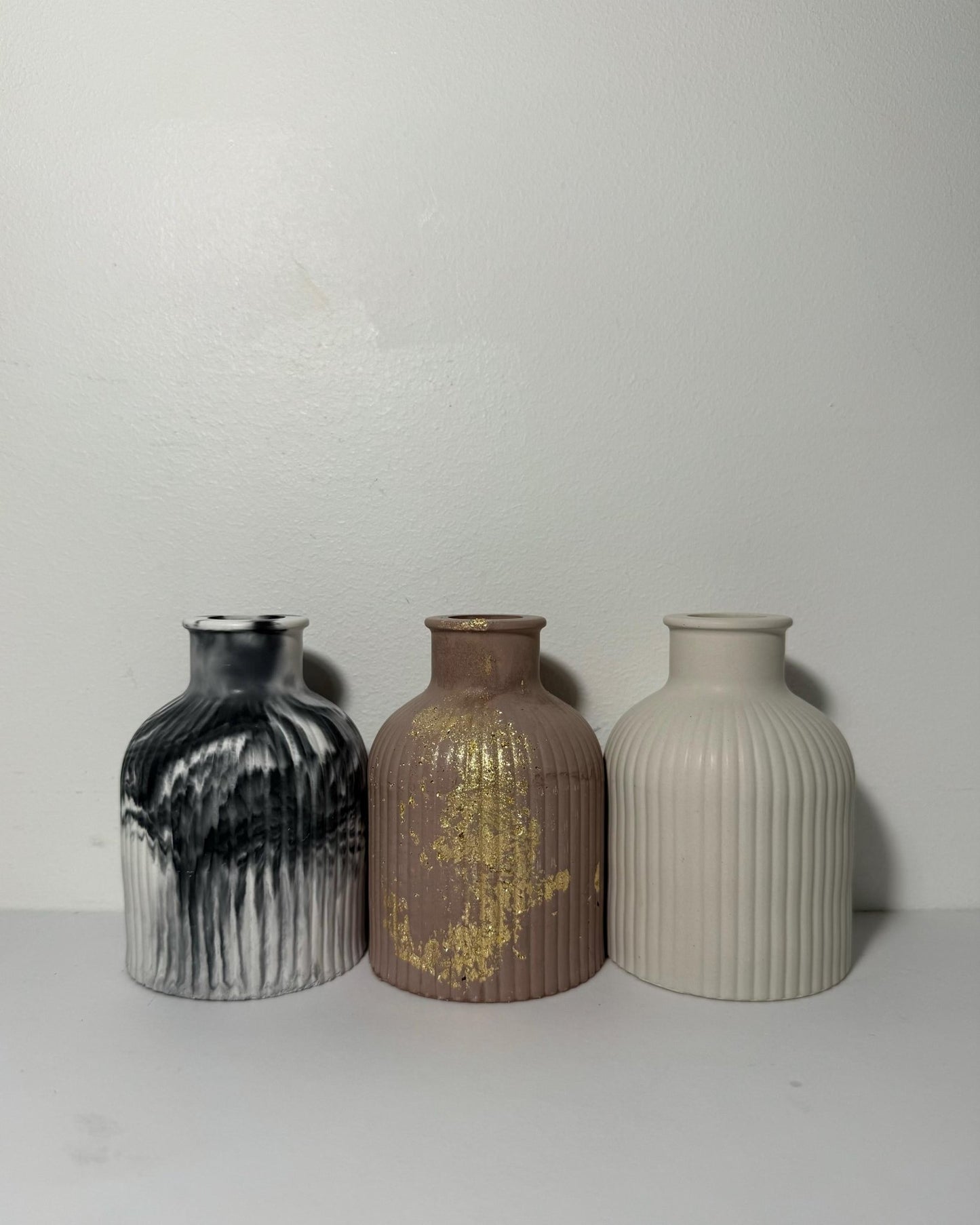 Handmade Concrete Vase - Perfect for Fresh or Dried Flowers and Decor Gift for Home - Dustivy